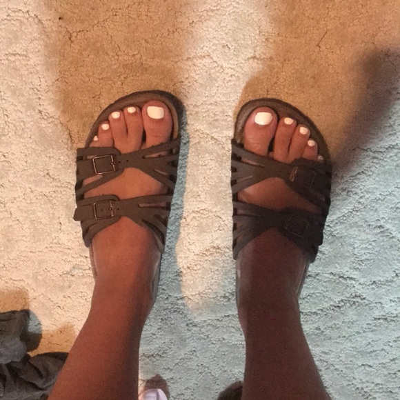 Birkenstock size 38, dark brown. - Picture 3 of 3